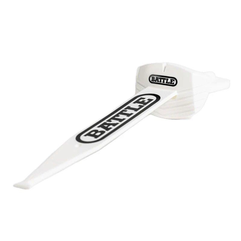 Battle Sports Speed XL Thick Strap Football Mouthguard - White - WHITE